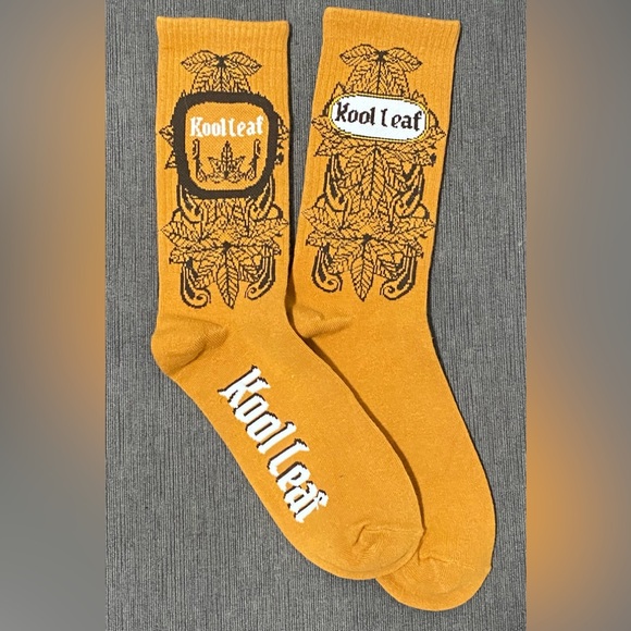 Kool Kiy “Kool Leaf” Socks - Picture 1 of 3